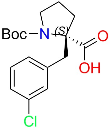 Boc-(S)-alpha-(3-chlorobenzyl)-proline