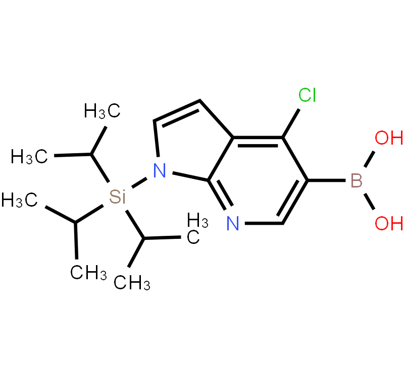 4-Chloro-1-(triisopropylsilyl)-1H-pyrrolo[2,3-B]pyridine-5-boronic acid