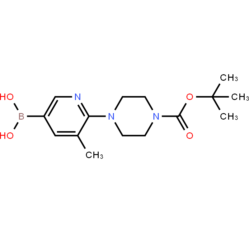 2-(4-Boc-piperazin-1-yl)-3-methylpyridine-5-boronic acid