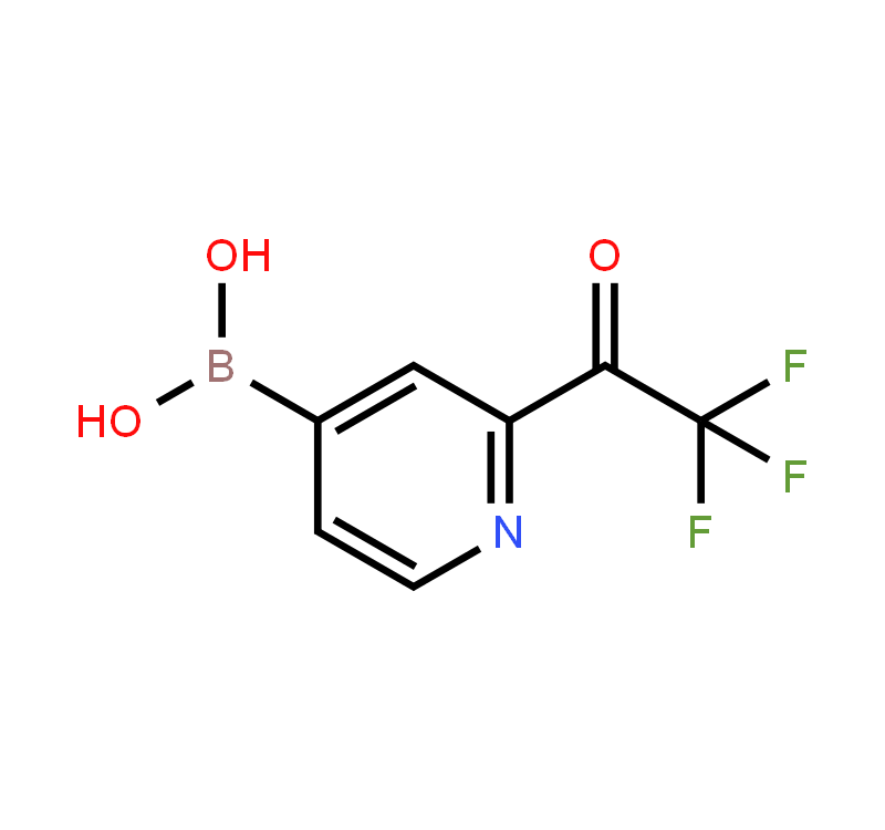 2-Trifluoroacetylpyridine-4-boronic acid