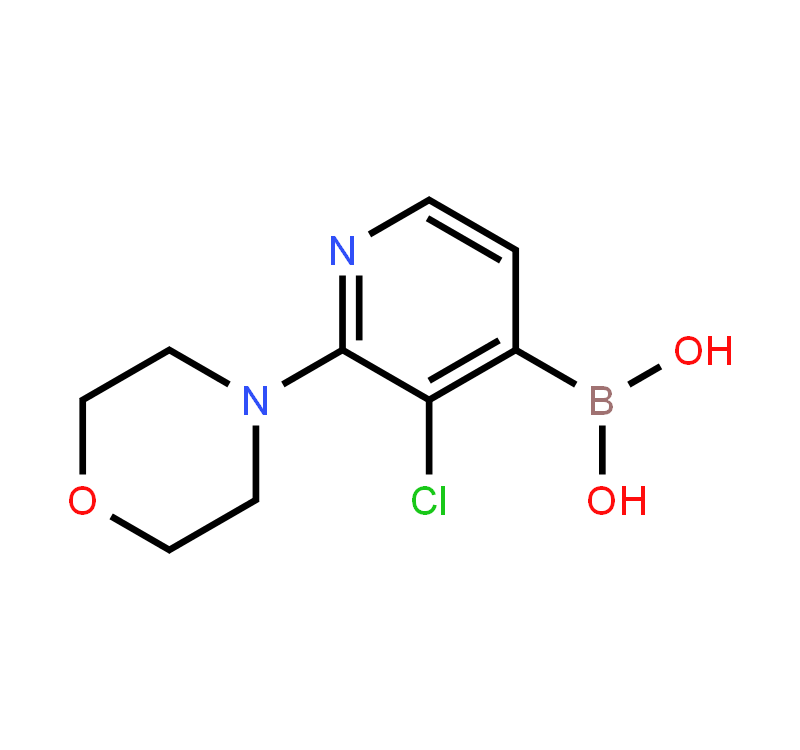 3-Chloro-2-(4-morpholino)pyridine-4-boronic acid