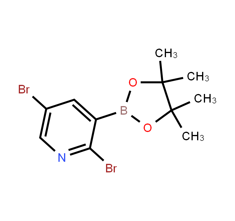 2,5-Dibromopyridine-3-boronic acid pinacol ester