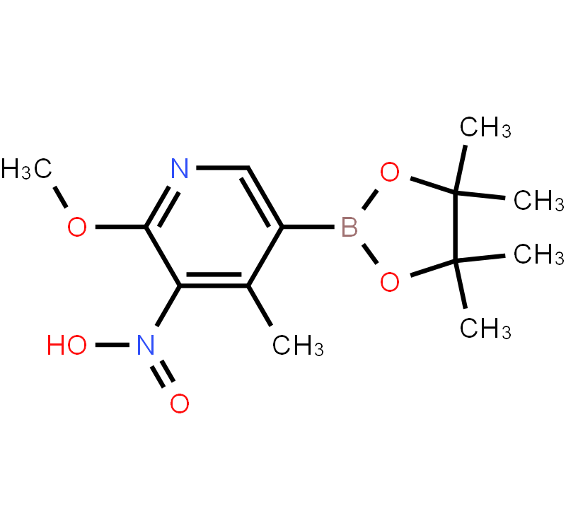 2-Methoxy-4-methyl-3-nitropyridine-5-boronic acid pinacol ester