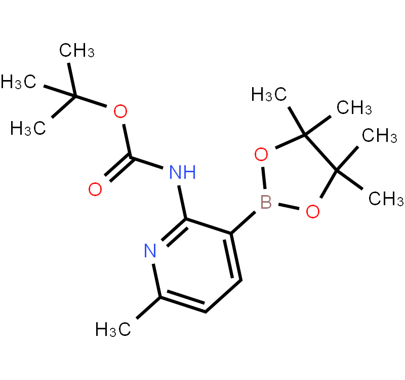 2-tert-Butyloxycarbonylamino-6-methylpyridine-3-boronic acid pinacol ester