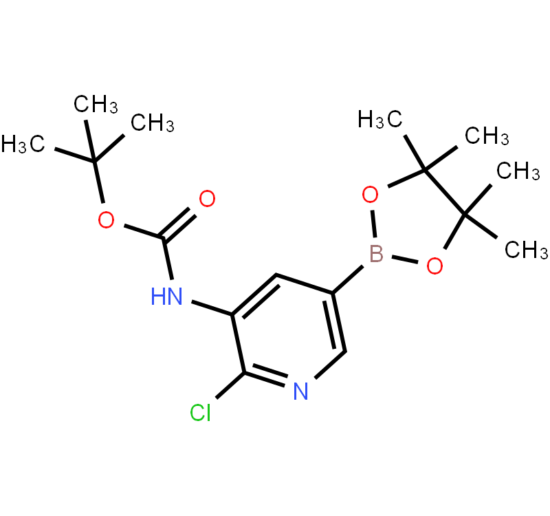 3-tert-Butyloxycarbonylamino-2-chloropyridine-5-boronicacidpinacolester