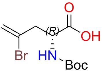 Boc-D-2-Amino-4-bromo-4-pentenoic acid