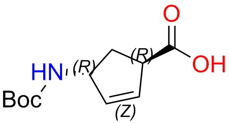 (-)-(1S,4R)-N-Boc-4-aminocyclopent-2-enecarboxylicacid