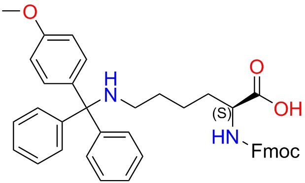 N-Fmoc-N'-（(4-methoxyphenyl)methyldiphenyl）-L-lysine