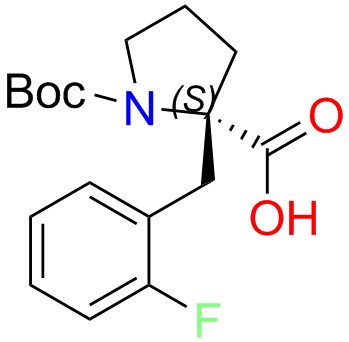 Boc-(S)-alpha-(2-fluorobenzyl)-proline