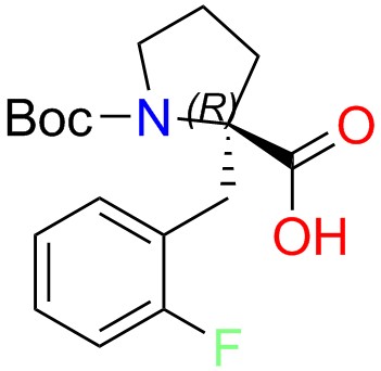Boc-(R)-alpha-(2-fluorobenzyl)-proline