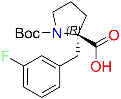 Boc-(R)-alpha-(3-fluorobenzyl)-proline