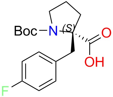 Boc-(S)-alpha-(4-fluorobenzyl)-proline