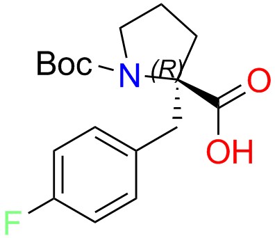 Boc-(R)-alpha-(4-fluorobenzyl)-proline