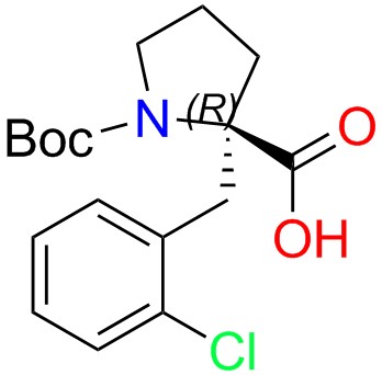 Boc-(R)-alpha-(2-chlorobenzyl)-proline