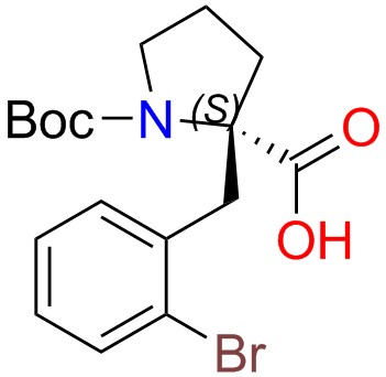 Boc-(S)-alpha-(2-bromobenzyl)-proline