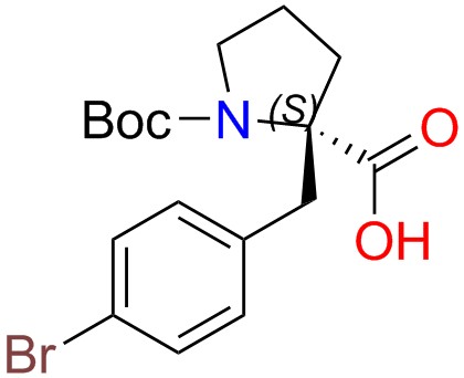 Boc-(S)-alpha-(4-bromobenzyl)-proline