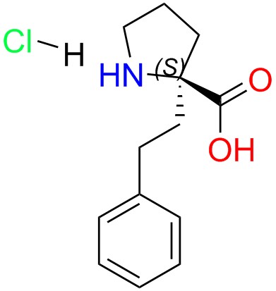 (S)-alpha-phenethyl-L-proline-HCl