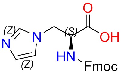 Fmoc-(S)-2-amino-3-(imidazol-1-yl)propanoic acid