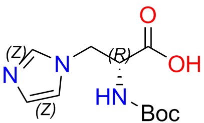 Boc-(R)-2-amino-3-(imidazol-1-yl)propanoic acid