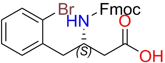 Fmoc-(S)-3-Amino-4-(2-bromophenyl)-butyric acid