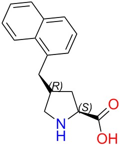 (2S,4R)-4-(naphthalen-1-ylmethyl)pyrrolidine-2-carboxylic acid