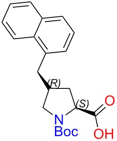 (2S,4R)-1-(tert-butoxycarbonyl)-4-(naphthalen-1-ylmethyl)pyrrolidine-2-carboxylic acid