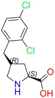 (2S,4R)-4-(2,4-dichlorobenzyl)pyrrolidine-2-carboxylic acid