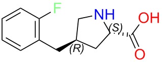 (2S,4R)-4-(2-fluorobenzyl)pyrrolidine-2-carboxylic acid