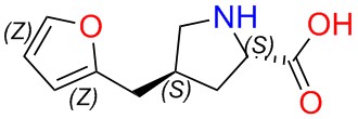 (2S,4S)-4-(furan-2-ylmethyl)pyrrolidine-2-carboxylic acid