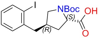 (2S,4R)-1-(tert-butoxycarbonyl)-4-(2-iodobenzyl)pyrrolidine-2-carboxylic acid