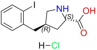 (2S,4R)-4-(2-iodobenzyl)pyrrolidine-2-carboxylic acid hydrochloride