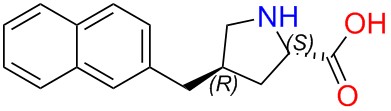 (2S,4R)-4-(naphthalen-2-ylmethyl)pyrrolidine-2-carboxylic acid