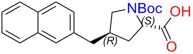 (2S,4R)-1-(tert-butoxycarbonyl)-4-(naphthalen-2-ylmethyl)pyrrolidine-2-carboxylic acid