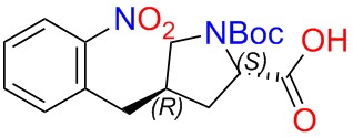 (2S,4R)-1-(tert-butoxycarbonyl)-4-(2-nitrobenzyl)pyrrolidine-2-carboxylic acid