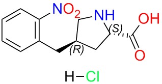 (2S,4R)-4-(2-nitrobenzyl)pyrrolidine-2-carboxylic acid hydrochloride