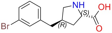 (2S,4R)-4-(3-bromobenzyl)pyrrolidine-2-carboxylic acid