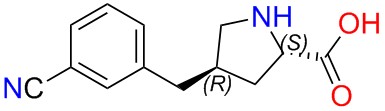 (2S,4R)-4-(3-cyanobenzyl)pyrrolidine-2-carboxylic acid