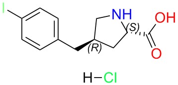 (2S,4R)-4-(4-iodobenzyl)pyrrolidine-2-carboxylic acid hydrochloride