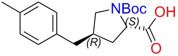 (2S,4R)-1-(tert-butoxycarbonyl)-4-(4-methylbenzyl)pyrrolidine-2-carboxylic acid