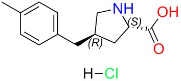 (2S,4R)-4-(4-methylbenzyl)pyrrolidine-2-carboxylic acid hydrochloride