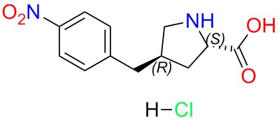 (2S,4R)-4-(4-nitrobenzyl)pyrrolidine-2-carboxylic acid hydrochloride