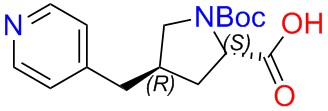 (2S,4R)-1-(tert-butoxycarbonyl)-4-(pyridin-4-ylmethyl)pyrrolidine-2-carboxylic acid