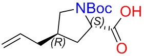 (2S,4R)-4-allyl-1-(tert-butoxycarbonyl)pyrrolidine-2-carboxylic acid