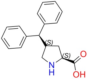 (2S,4S)-4-benzhydrylpyrrolidine-2-carboxylic acid