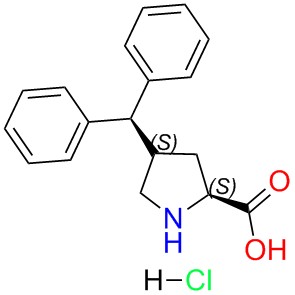 (2S,4S)-4-benzhydrylpyrrolidine-2-carboxylic acid hydrochloride