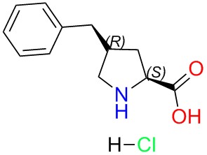 (2S,4R)-4-benzylpyrrolidine-2-carboxylic acid hydrochloride