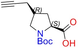 (2S,4R)-1-(tert-butoxycarbonyl)-4-(prop-2-ynyl)pyrrolidine-2-carboxylic acid