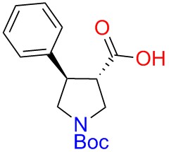 Boc-(+/-)-trans-4-Phenyl-pyrrolidine-3-carboxylicacid
