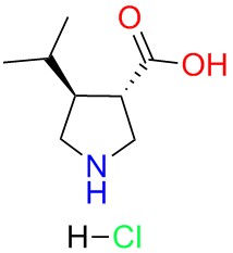 (+/-)-trans-4-isopropyl-pyrrolidine-3-carboxylicacid-HCl