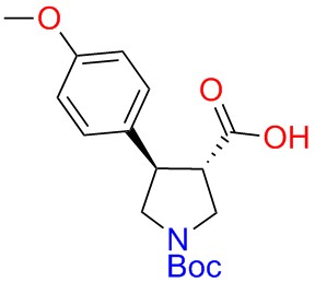 Boc-(+/-)-trans-4-(6-methoxy-3-pyridinyl)-pyrrolidine-3-carboxylicacid